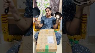 Have a healthy cooking 🥘with this cast iron products 😍 crazyfamilyvlogs youtubeshorts [upl. by Susie]