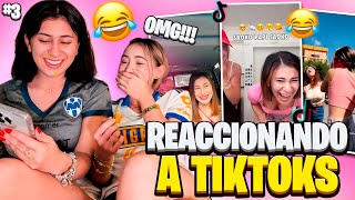 REACCIONAMOS A NUESTROS TIKTOKS MÁS VIRALES 😨  Hermanas JM [upl. by Irual]