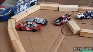 2002 Earnhardt Crash  Nascar stop motion reenactment [upl. by Riggins]