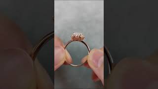 14K Rose Gold Black Rutilated Quartz Engagement Ring by Black Diamonds New York [upl. by Schonfeld234]