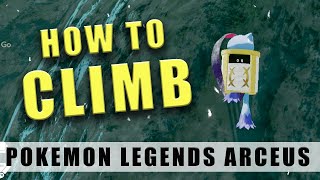 Pokémon Legends Arceus how to climb  Unlock Sneasler [upl. by Lama627]