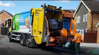 2021 Geesink MF300 Collecting Recycling In Dacorum [upl. by Soren324]