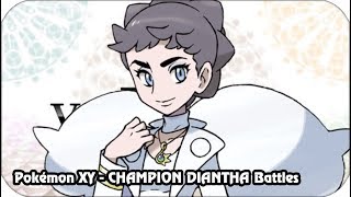 Pokémon XY  Kalos Champion Diantha Battle [upl. by Stenger]