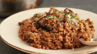 Farro Mushroom Risotto [upl. by Leagiba941]