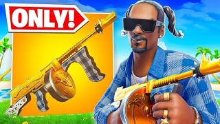 Vinco la partita con la Tommy Gun MITICA  FORTNITE remix [upl. by Haimorej968]