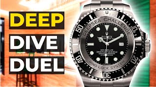 ROLEX Deepsea Challenge VS OMEGA Seamaster Ultra Deep Who Is The Actual Deep Master [upl. by Anetsirhc]