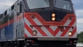 Metra Train 1227 Flying Past LaVergne Station [upl. by Lib]