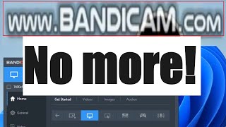 Remove the Bandicam watermark for free [upl. by Hametaf358]