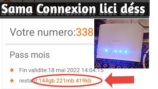 Comment avoir accès au suivi consommation de ma WiFi Flybox  Solde Connexion Wolof flybox 4G Plus [upl. by Yalc436]