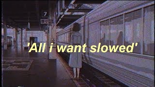 Kodaline  All I Want slowedreverb [upl. by Nylahs746]