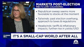 Small cap trade has a little room left to run says RBCs Lori Calvasina [upl. by Eudoca662]