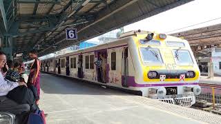 The Train  Virar Slow Departure from Borivali [upl. by Evelin]