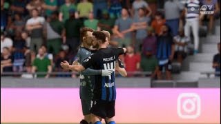 Club Brugge vs Anderlecht all goals eafc 24 [upl. by Koppel]