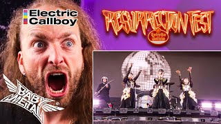 ELECTRIC CALLBOY ft BABYMETAL  RATATATA Live at Resurrection Fest EG 2024  MENTAL REACTION [upl. by Valenba]