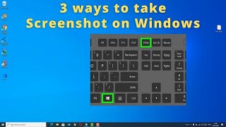 3 Ways to Take Screenshot On Windows 10 Laptop Without Using Any Software [upl. by Raamal]