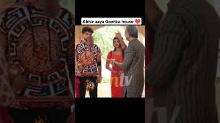 Abhir aaya Goenka house ❤️ abhimaan yehrishtakyakehlatahai yrkkh yrkkhshorts abhira [upl. by Yolane]