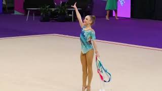 Stiliana NIKOLOVA BUL RIBBON 31000 Final  WCh ClujNapoca 2024 [upl. by Voss395]