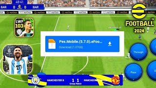 Download eFootball PES 2024 Mobile PATCH Obb APK DATA Download For Android amp Ios  V300 [upl. by Frame964]