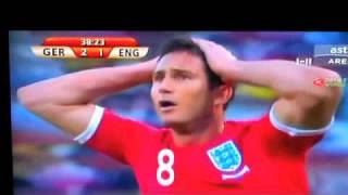 England Controversial Goal by Frank Lampard [upl. by Catima487]