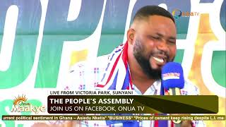 Captain Smarts aggressive debates versus the NPP amp NDC in Sunyani [upl. by Ardnait197]