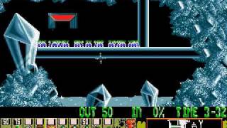 Lemmings music  quotTwangquot  PC DOS Level 05 You Need Bashers This Time [upl. by Cris]