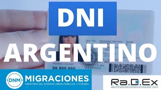 RADEX como solicito mi DNI PASO 1 residencia temporal o residencia permanente en argentina 202122 [upl. by Nerwal937]