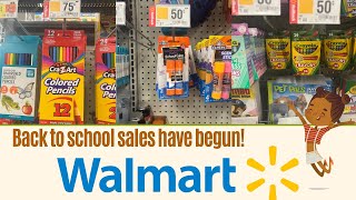 Walmart Back to School Sales have begun 2024 [upl. by Quartis]