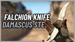 ★ Falchion Knife Damascus Steel  CSGO Knife Showcase [upl. by Ahseiat]