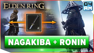 Elden Ring INSANE KATANA NAGAKIBA Location amp How To Get Full Ronin Armor Set Guide [upl. by Vickey851]