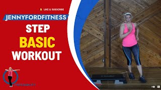 Step Aerobics Basic with 3 SUPER Combos  Sweaty Fitness Step Training Calorie Burn  45 Min [upl. by Mosby]