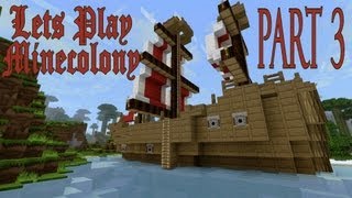 Minecraft  Lets Play Minecolony Part 3  Alte Ruinen und neuer Mut [upl. by Nowaj858]