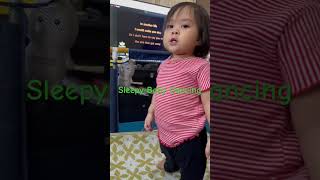 Sleepy Baby Dancingfunny cutebaby talented [upl. by Irtimed168]