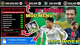 FC Mobile Mod Menu Apk V23105 Unlimited Money Unlimited Gems amp Unlimited FC Points Mod menu 2025 [upl. by Ailaza809]