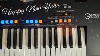 Happy New Year  2024   Abba Cover by Yamaha Genos Keyboard [upl. by Hoang]