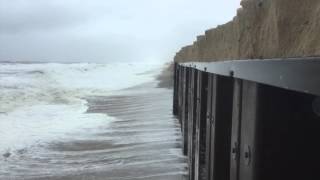 Normandy Beach Brick N J NorEaster Oct 2 2015 [upl. by Sirovat758]