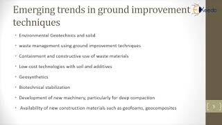 Emerging Trend in Ground Improvement TechniquesEconomic Consideration and Suitability [upl. by Amanda653]