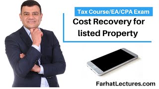 MACRS depreciation Cost recovery for Listed Property CPAEA Exam [upl. by Roane]