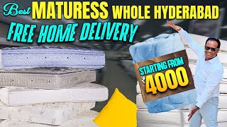 Natural Latex Mattress Budget Friendly Price Memory Foam Hyderabadstarting from 4000Summer sale [upl. by Noremak]