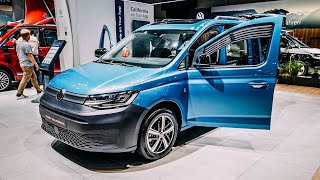 NEW VW CADDY CALIFORNIA 2024 REVIEW at Caravan Salon Düsseldorf 2023 The best small Camper van [upl. by Esirrehc]