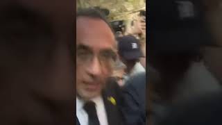 Puigdemont llega a Barcelona entre gritos de quotpresidente presidentequot e quotindependenciaquot [upl. by Alek]