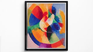 Robert Delaunay  quotKreisformen Sonne Formes circulaires soleilquot [upl. by Repsaj919]