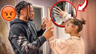 LONDON GETS SUPER LONG ACRYLIC NAILS For The First TIME ‼️Dad Lost It‼️ [upl. by Oribelle]