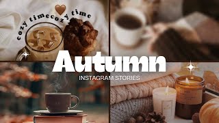 6 instagram story ideas 🍁  autumn tutorial instagram stories [upl. by Rett]