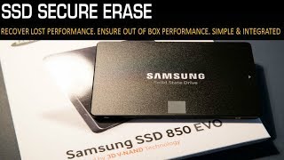 SSD Secure Erase  PARTED MAGIC  RESTORE SSD to factory settings [upl. by Etram220]