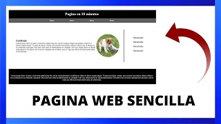 CREAR PAGINA WEB SENCILLA EN 10 MINUTOS con HTML y CSS  Tutorial [upl. by Derman]