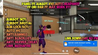 NEW UPDATE ‼️PANEL FF AIMBOT NPC NAME V5 AUTO HEADSHOT  FF ORI amp FF MAX TERBARU 2024 [upl. by Reine]