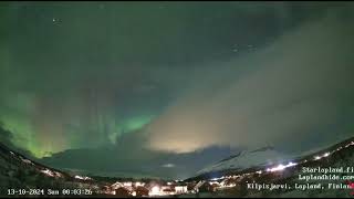 021 20241012 Northern Light Live Kilpisjärvi Finland North [upl. by Nance]