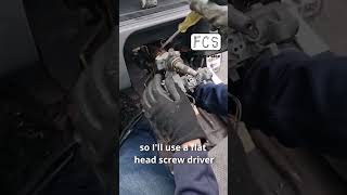 How to remove ignition barrel Honda mechanic automobile hondacivic civic howto [upl. by Bille]