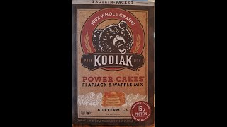 Kodiak Buttermilk Power Cakes Flapjack amp Waffle Mix Review [upl. by Theis]