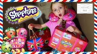 I Mailed Myself in a Box to the Shopkins HQ It Worked Surprise Shopkins Box Skit [upl. by Lewej]